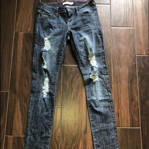 Cello size 3 distressed jeans